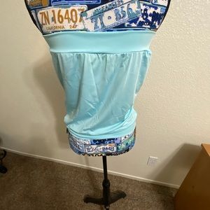 Aquamarine tube top nwt
